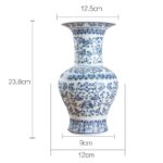 Joli vase en porcelaine et céramique bleu et blanc_12