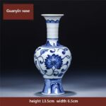 Minivase style chinois en porcelaine à motif floral IMAGE VARIATION_11