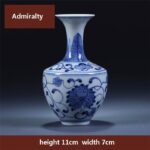 Minivase style chinois en porcelaine à motif floral IMAGE VARIATION_27