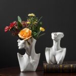Nordic Style Ceramic Vase Woman Body Model Modern Body Art Vase Home Decoration Creative Flower Pot Living Room Decoration_10