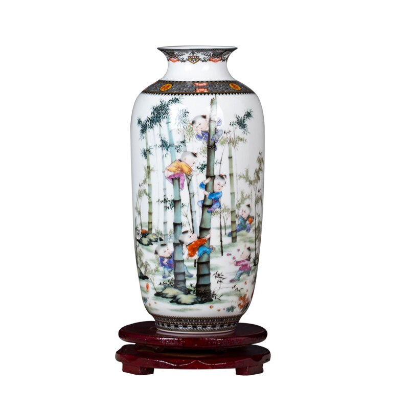 Nouvelle vase minimaliste chinoise moderne pour salon_4