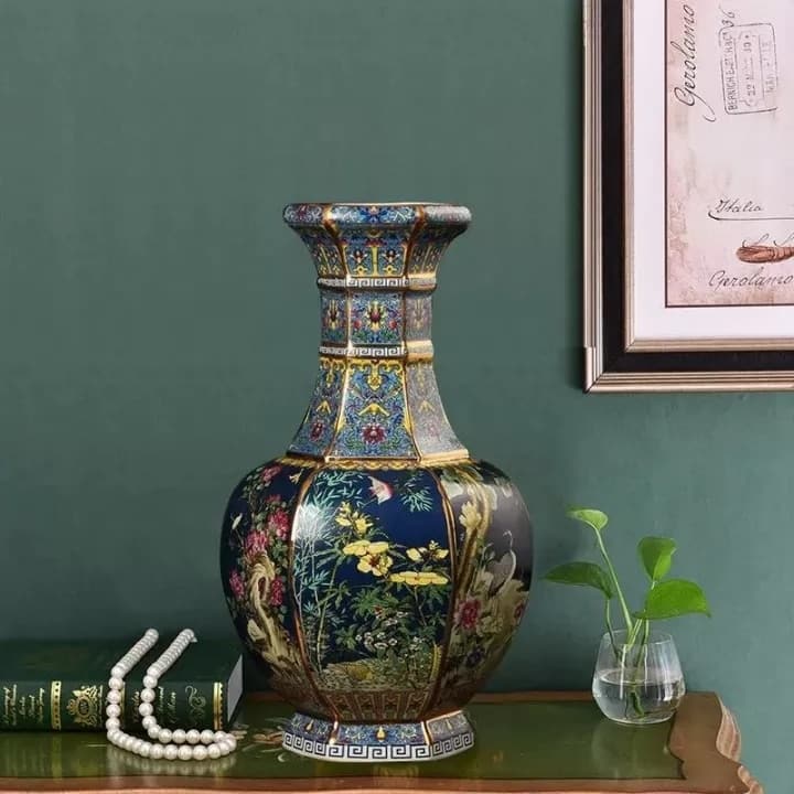 Vase Grec design antique en céramique excellente pour la fleur sèche_1
