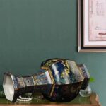 Vase Grec design antique en céramique excellente pour la fleur sèche_8