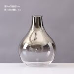 Vase à design Simple et moderne en verre argenté_6