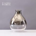 Vase à design Simple et moderne en verre argenté_9