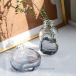 Vase à fleurs en verre Transparent pour décoration de maison_16