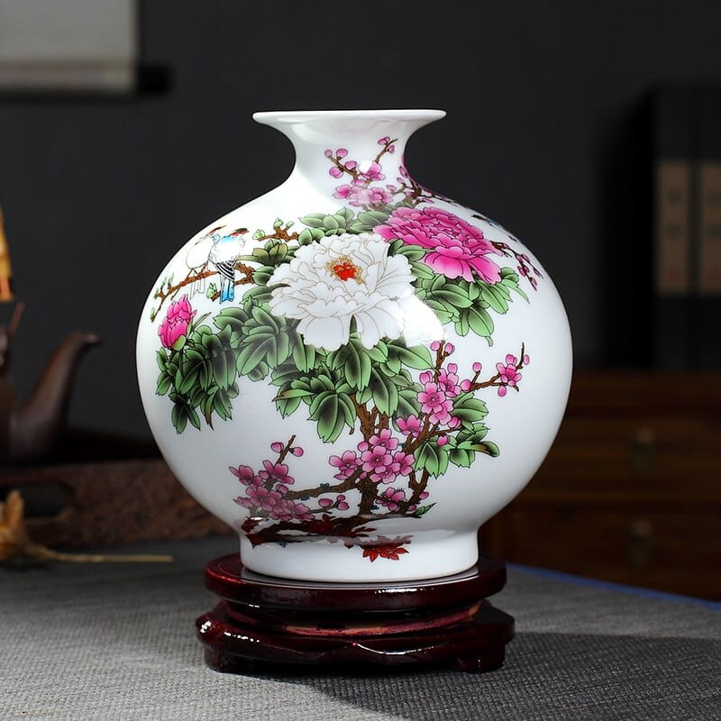 Vase à pomme japonais au design noble pour la décoration du salon_3
