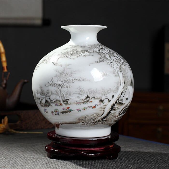 Vase à pomme japonais au design noble pour la décoration du salon Maison