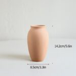 Vase artisanal à fleurs séchées en céramique_15