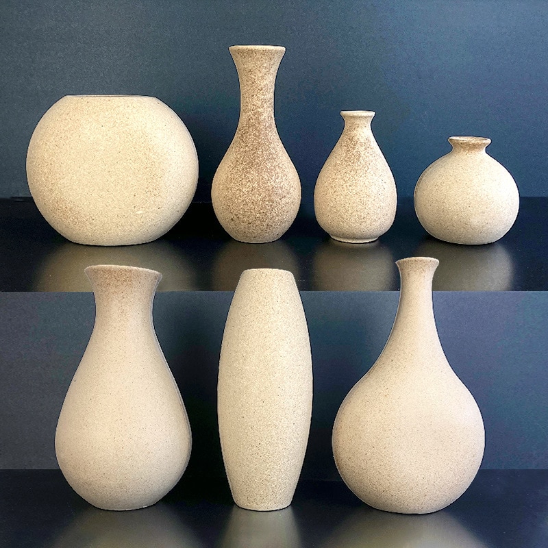 Vase artisanal en bois écologique pour décoration de maison_1