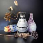 Vase artisanal en bois écologique pour décoration de maison_5