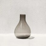 Vase avec bouchon liège en verre Vintage_11