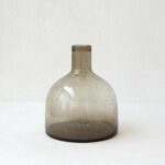Vase avec bouchon liège en verre Vintage_12
