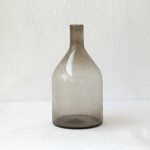 Vase avec bouchon liège en verre Vintage_14