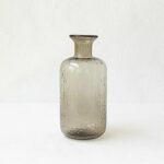Vase avec bouchon liège en verre Vintage_5