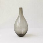 Vase avec bouchon liège en verre Vintage_7