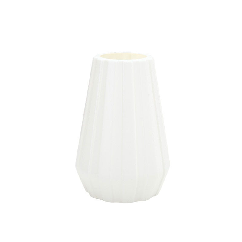 Vase beige incassable anti-céramique de style européen Blanche