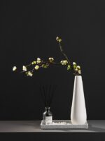Vase blanc en porcelaine blanche pour fleurs_8