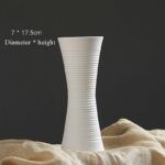 Vase blanc moderne simple en porcelaine_13