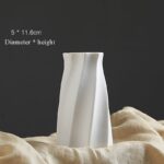 Vase blanc moderne simple en porcelaine_14