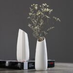 Vase blanc moderne simple en porcelaine_8