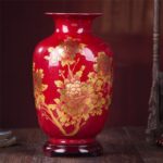 Vase chinois à pommes créatif en céramique_10