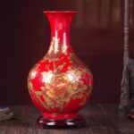 Vase chinois à pommes créatif en céramique_22