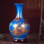 Vase chinois à pommes créatif en céramique_9