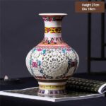 Vase chinois ajouré à la mode pour ornement de salon_15