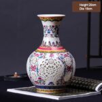 Vase chinois ajouré à la mode pour ornement de salon_6
