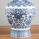 Vase chinois de fleurs en Kaolin luxe_6
