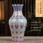 Vase chinois de forme géométrique en porcelaine_11