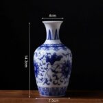 Vase chinois design simple en porcelaine pour les fleurs_20