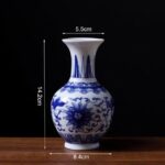 Vase chinois design simple en porcelaine pour les fleurs_27