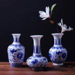 Vase chinois design simple en porcelaine pour les fleurs_7