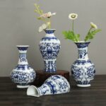Vase chinois design simple en porcelaine pour les fleurs_9