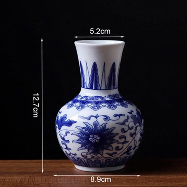 Vase chinois design simple en porcelaine pour les fleurs Design G5