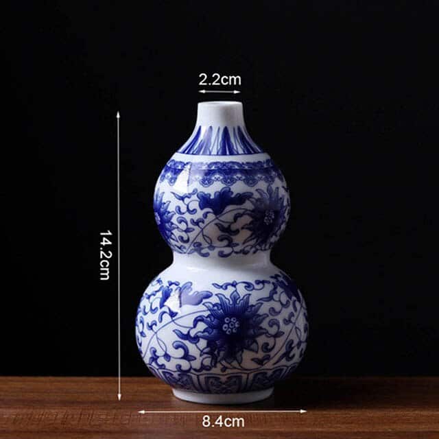 Vase chinois design simple en porcelaine pour les fleurs Design G6