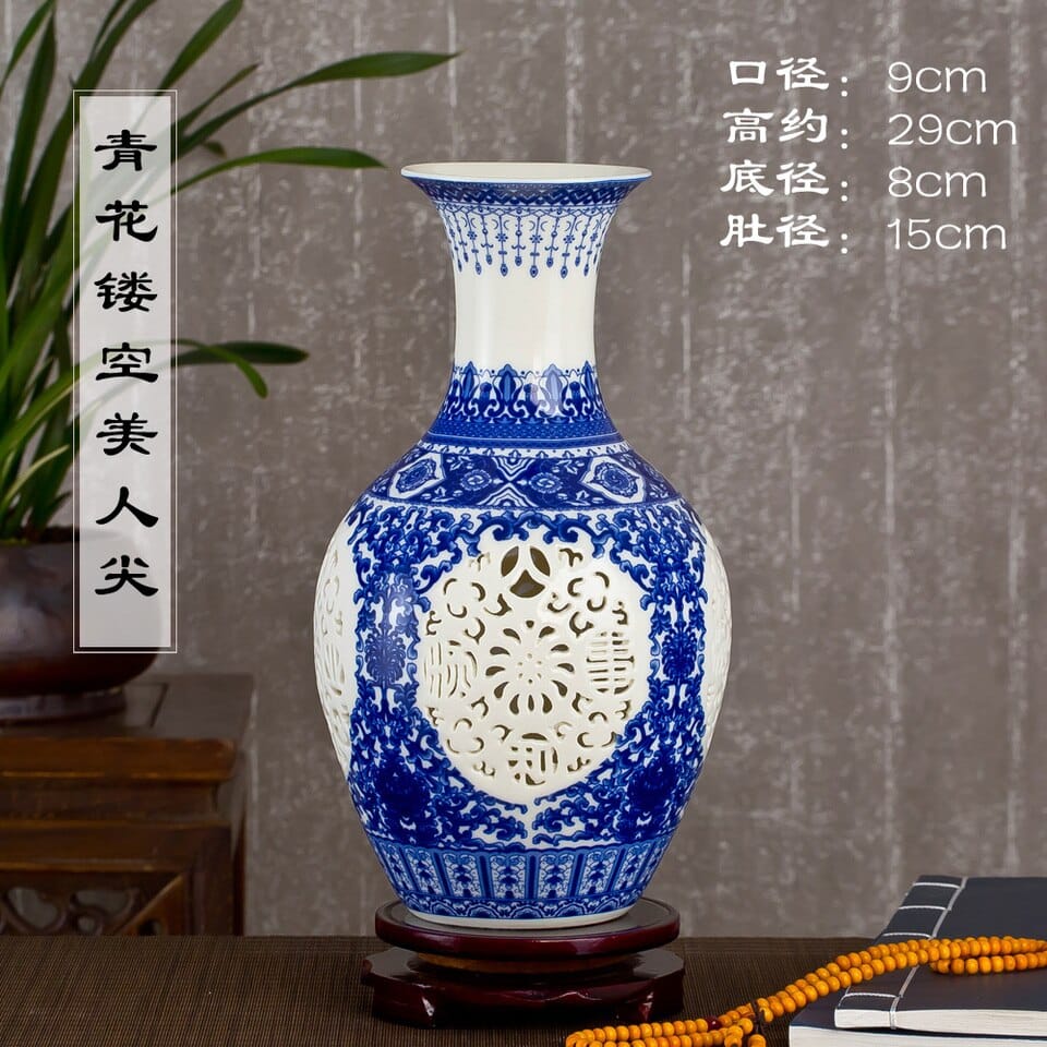 Vase chinois en porcelaine nouvelle collection pour décoration_13
