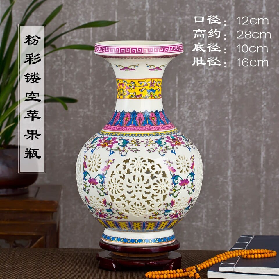 Vase chinois en porcelaine nouvelle collection pour décoration_14