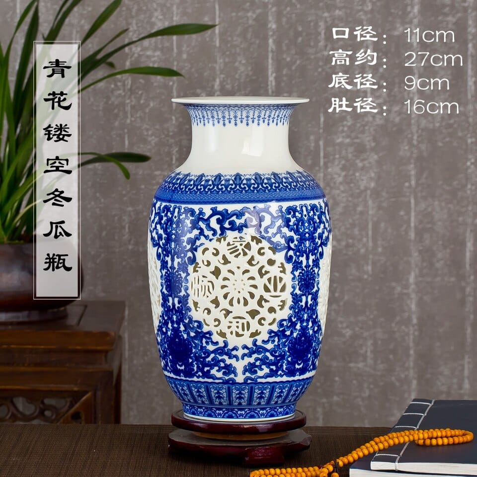 Vase chinois en porcelaine nouvelle collection pour décoration_17