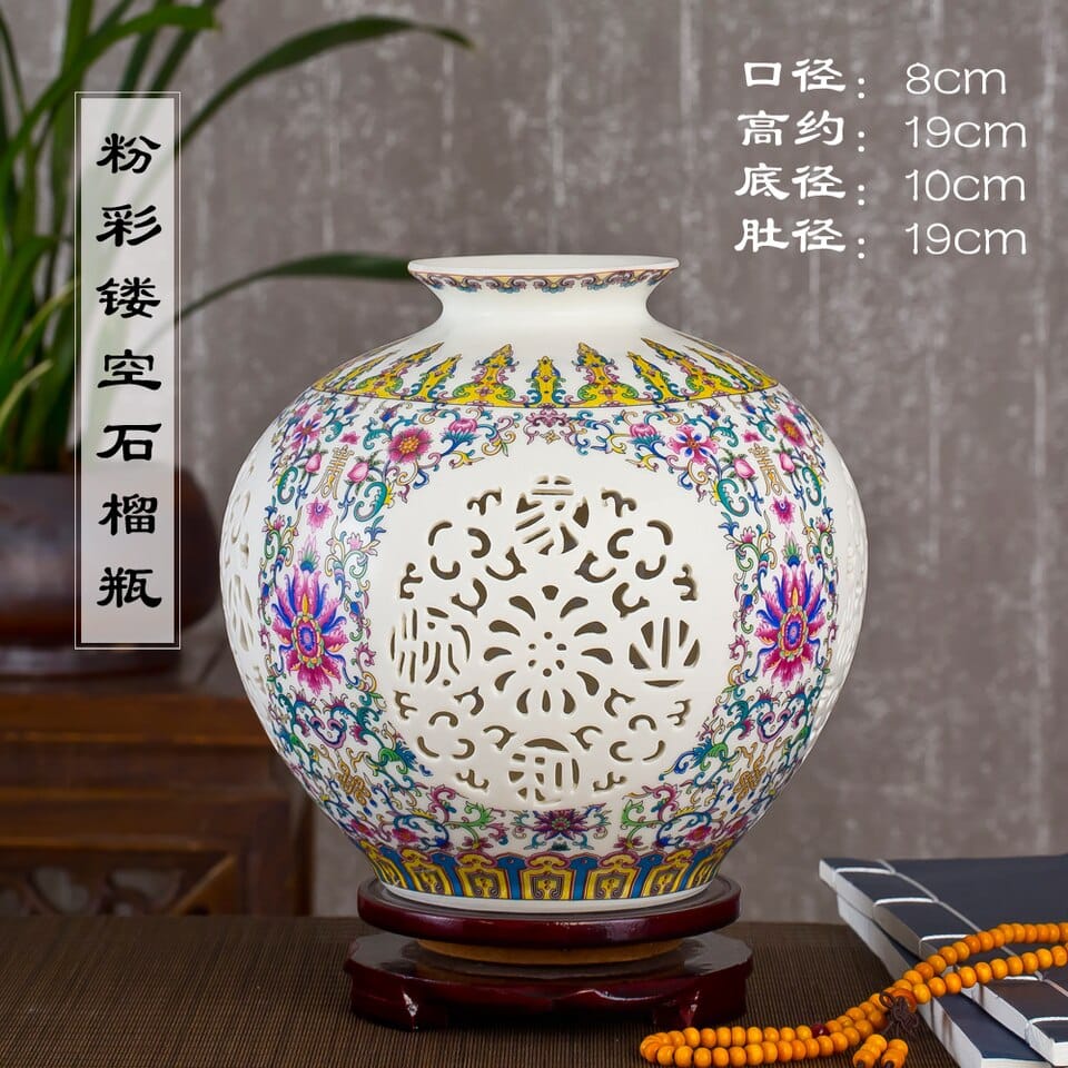 Vase chinois en porcelaine nouvelle collection pour décoration_21