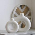 Vase circulaire creux en céramique de style nordique_30