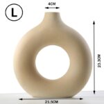 Vase circulaire creux en céramique de style nordique_7