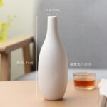Vase de Table en céramique blanc_7