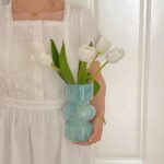 Vase de décoration nordique pour salon en verre coloré_7