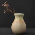 Vase de fleurs séchées en céramique japonaise pour table_11
