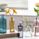 Vase de style européen à fleurs séchées en verre pour maison_17