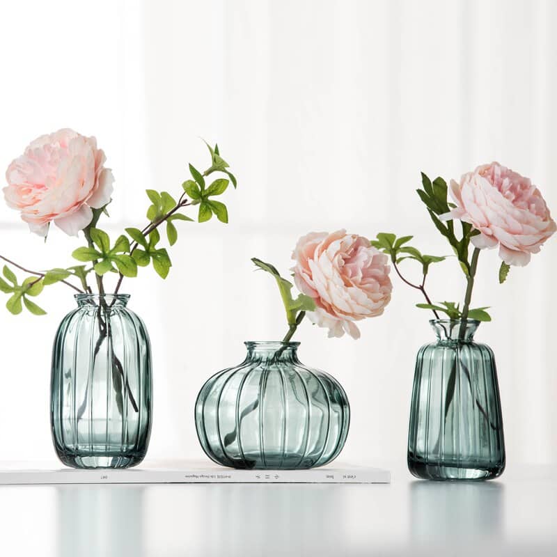 Vase de style nordique à fleurs séchées_3