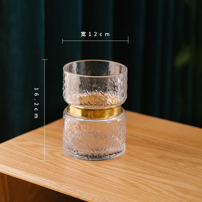 Vase de table design en verre pour décoration de salon_2